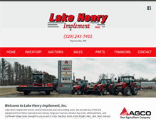 Tablet Screenshot of lakehenryimplement.com